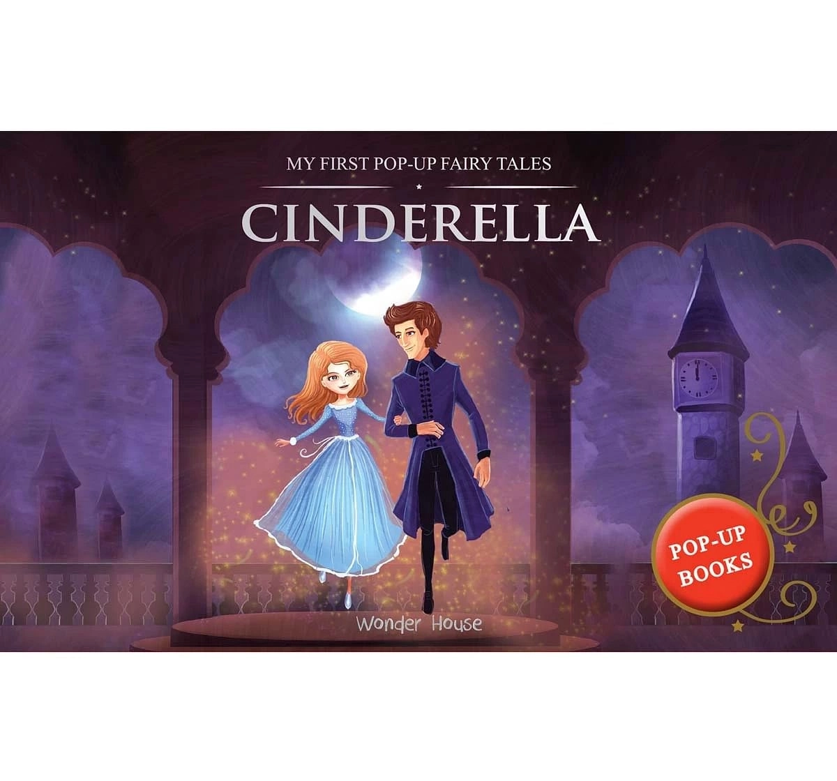 Wonder House Books My First Pop Up Fairy Tales Cinderella Book for kids 3Y+, Multicolour