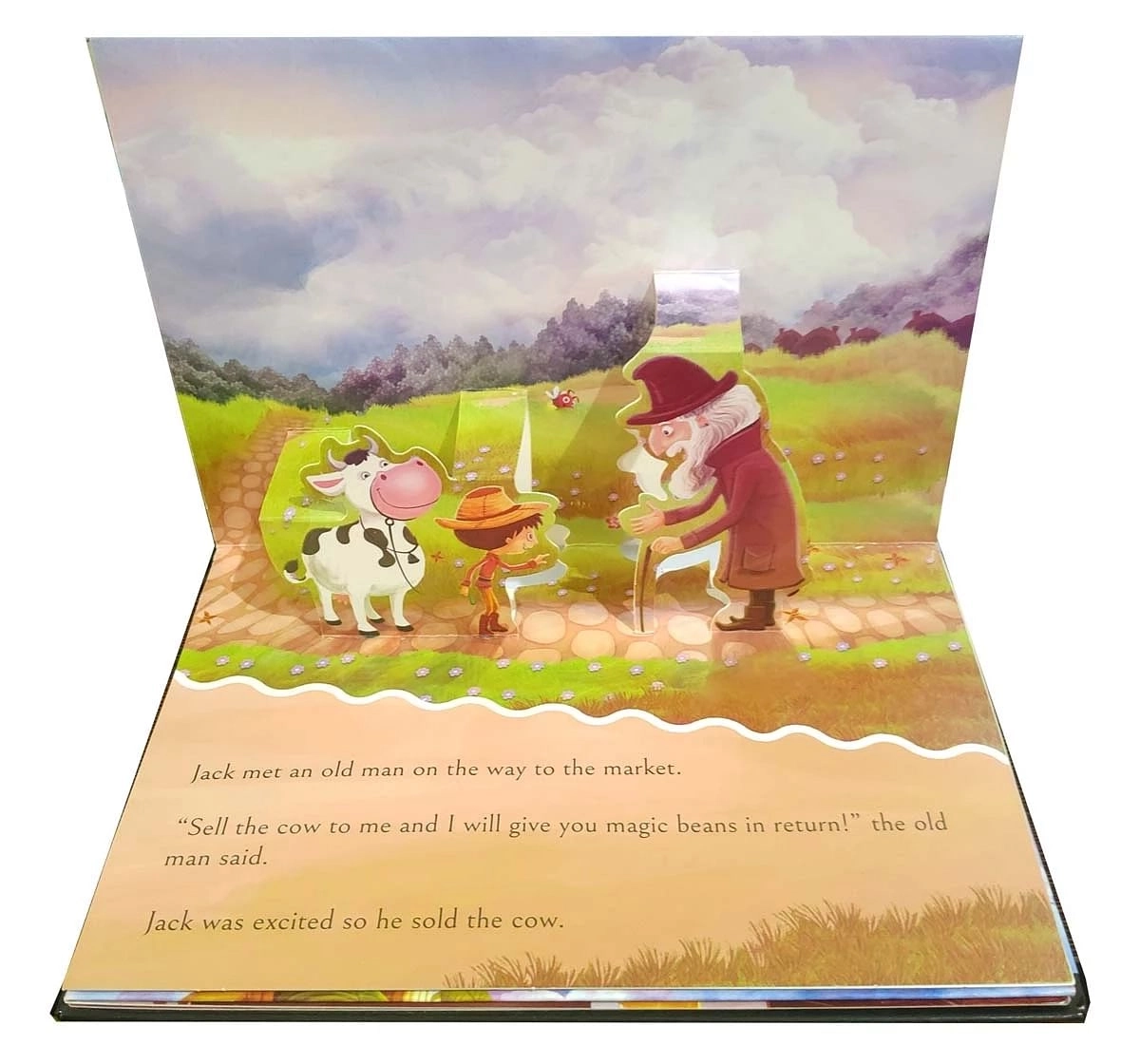 Wonder House Books My First Pop Up Fairy Tales Jack and the Beanstalk Book for kids 3Y+, Multicolour