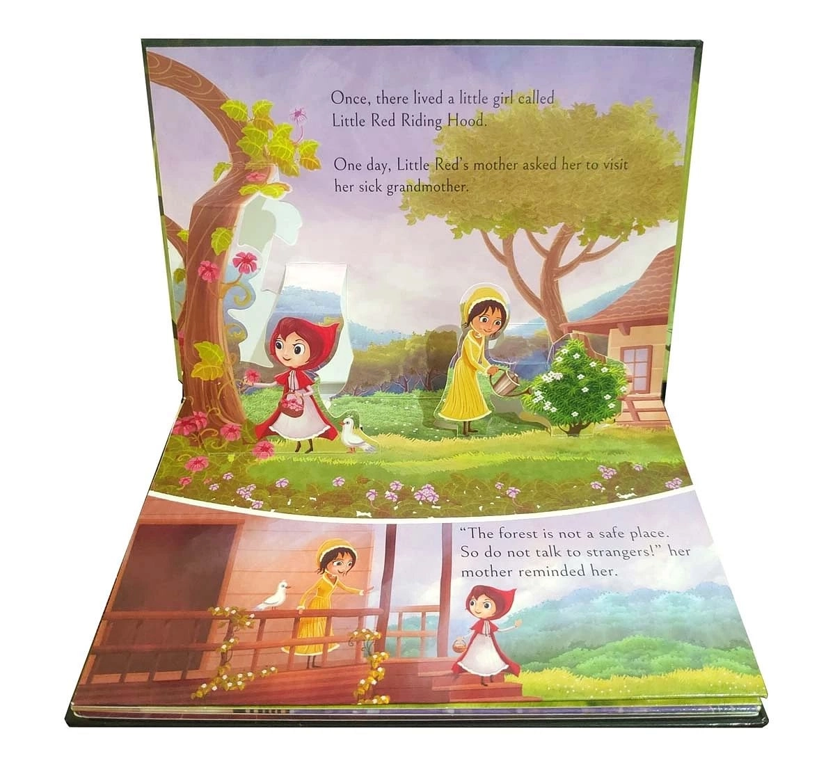 Wonder House Books My First Pop Up Fairy Tales Little Red Riding Hood Book for kids 3Y+, Multicolour