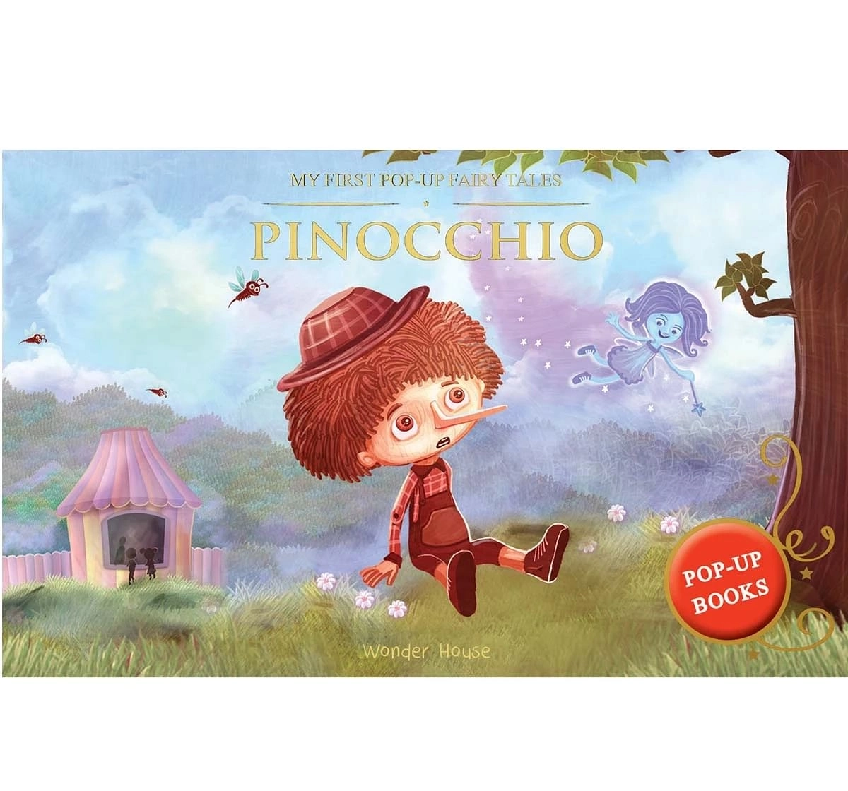 Wonder House Books My First Pop Up Fairy Tales Pinocchio Book for kids 3Y+, Multicolour