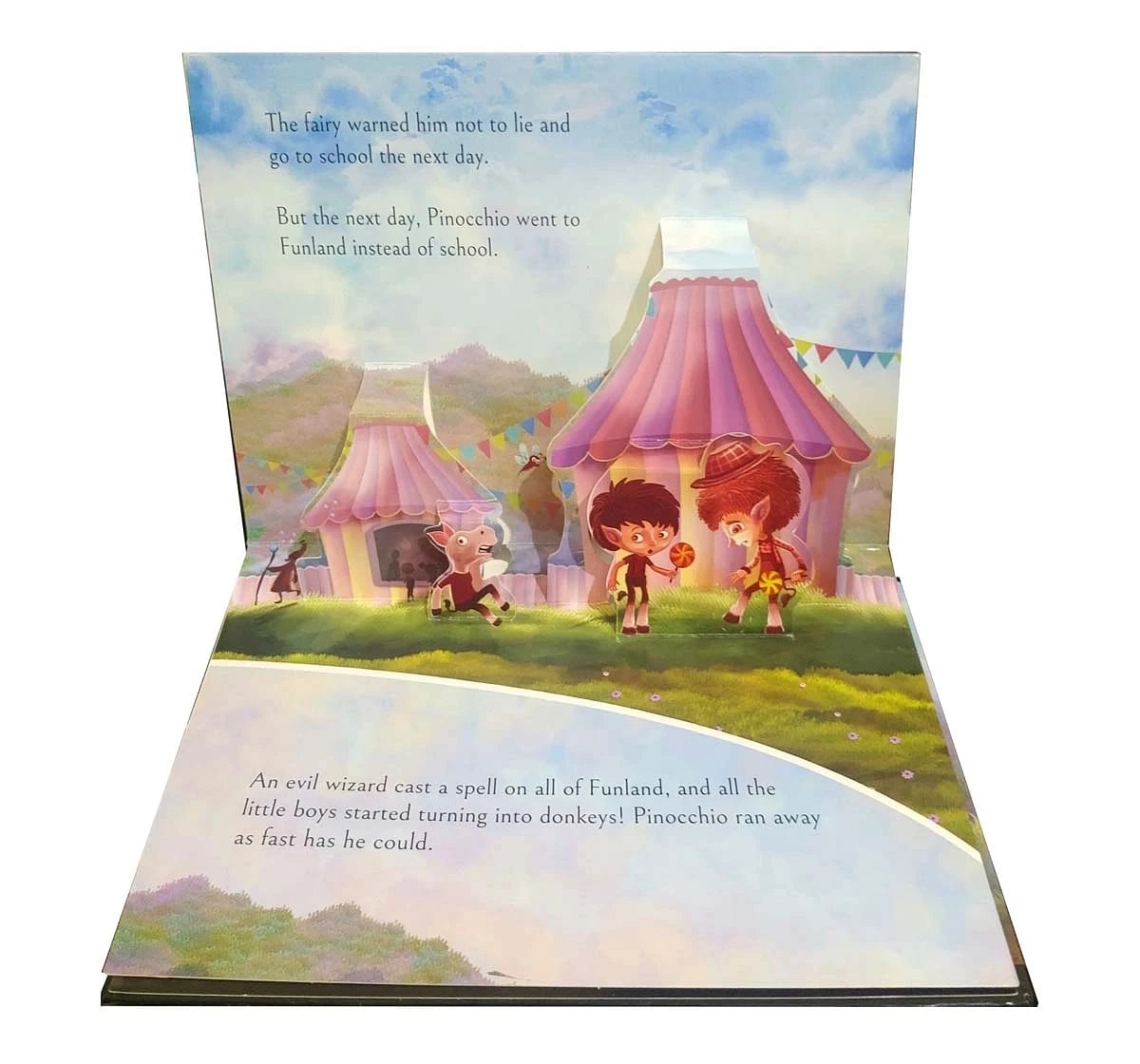 Wonder House Books My First Pop Up Fairy Tales Pinocchio Book for kids 3Y+, Multicolour