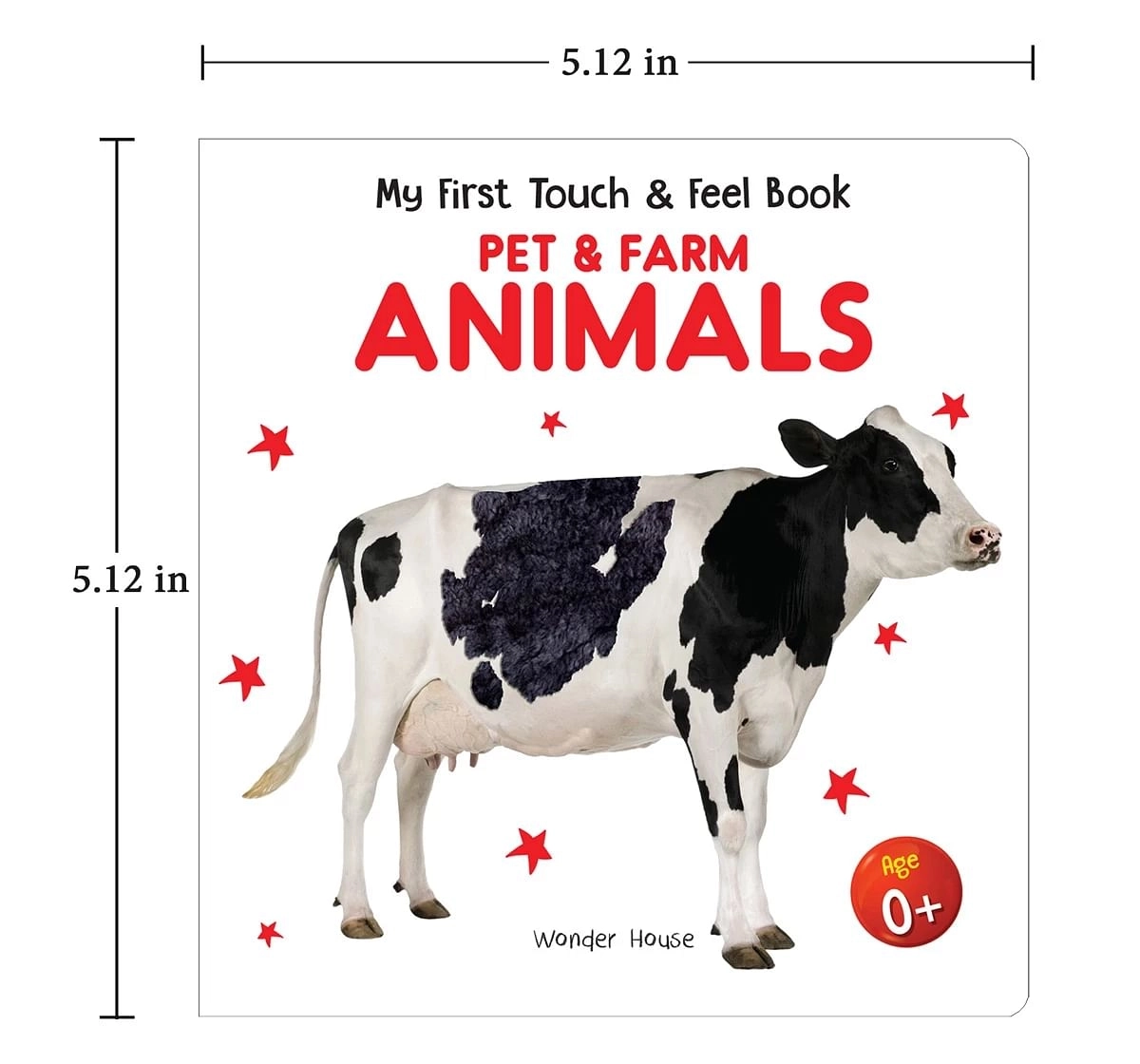 Wonder House Books My First Touch and Feel Pet and Farm Animals Board Book for kids 0M+, Multicolour