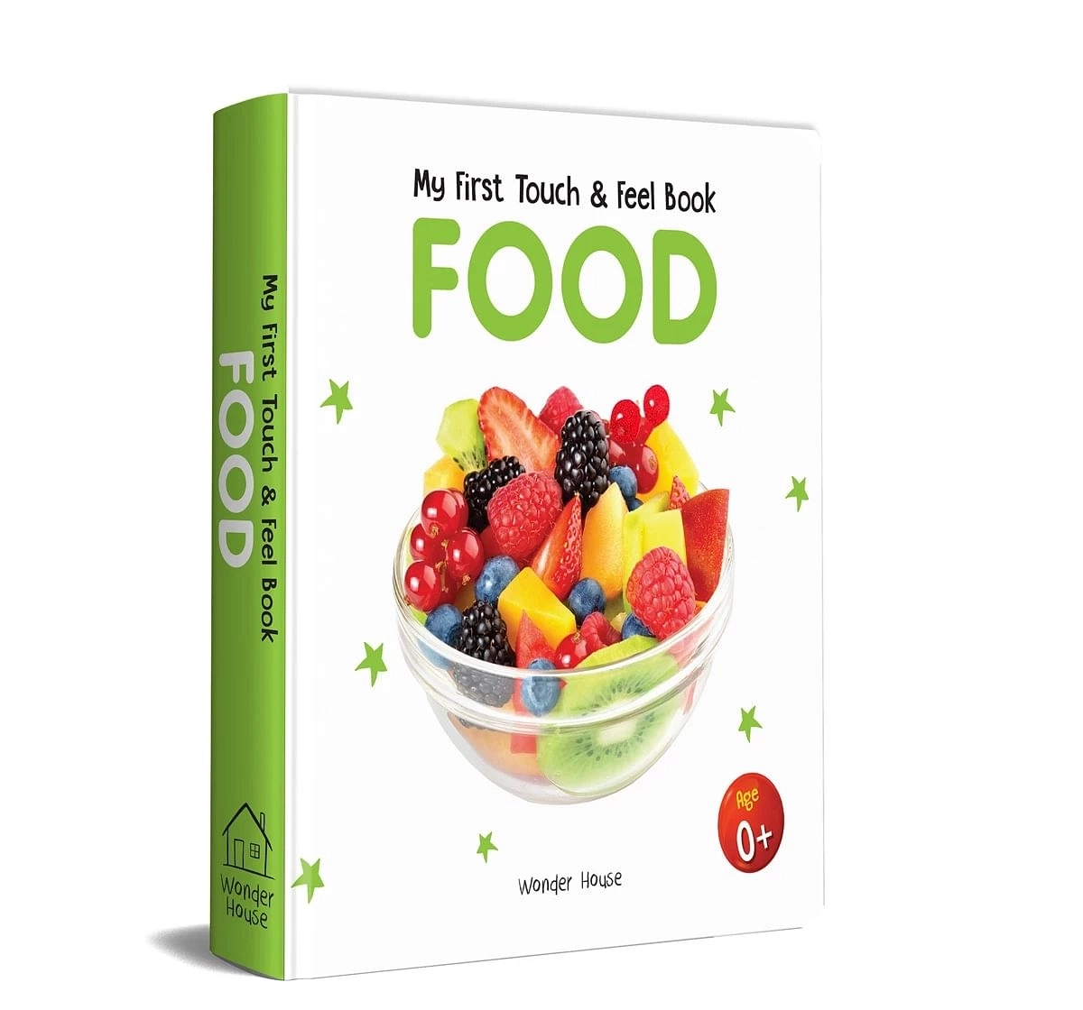 Wonder House Books My First Touch and Feel Food Board Book for kids 0M+, Multicolour
