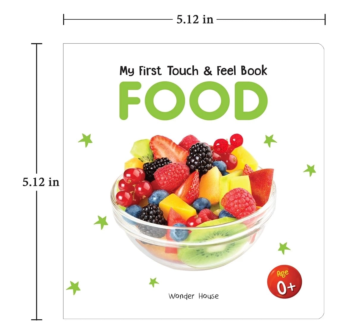 Wonder House Books My First Touch and Feel Food Board Book for kids 0M+, Multicolour