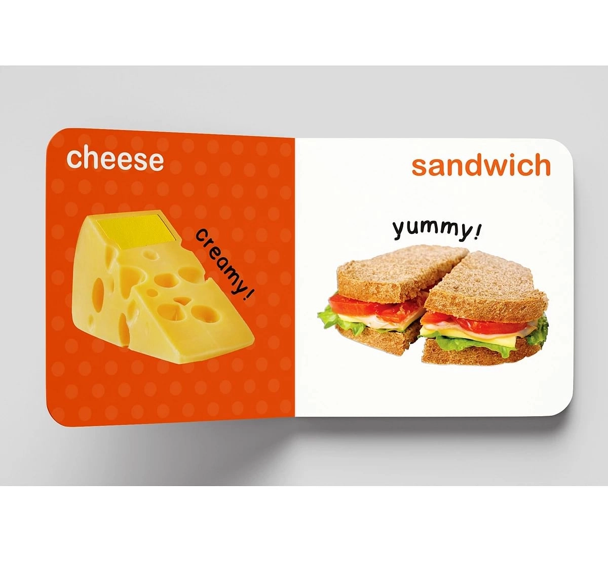 Wonder House Books My First Touch and Feel Food Board Book for kids 0M+, Multicolour