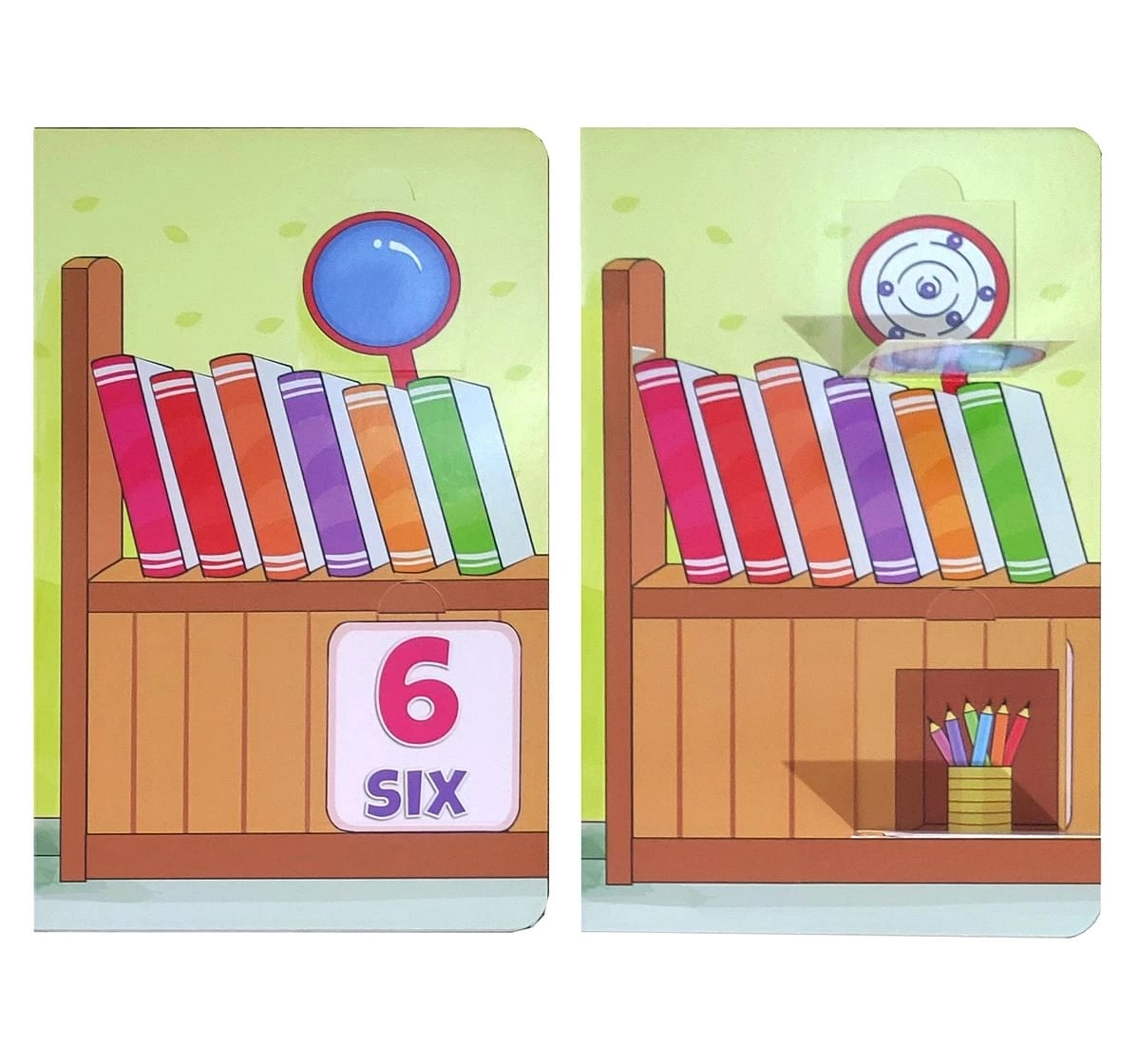 Wonder House Books Lift the Flap Numbers Early Learning Novelty Board Book for kids 0M+, Multicolour