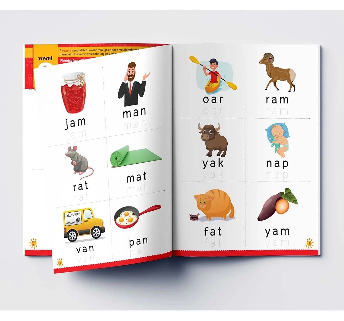 Wonder House Books My First 3 Letter Words Tracing and Activity Book for kids 0M+, Multicolour