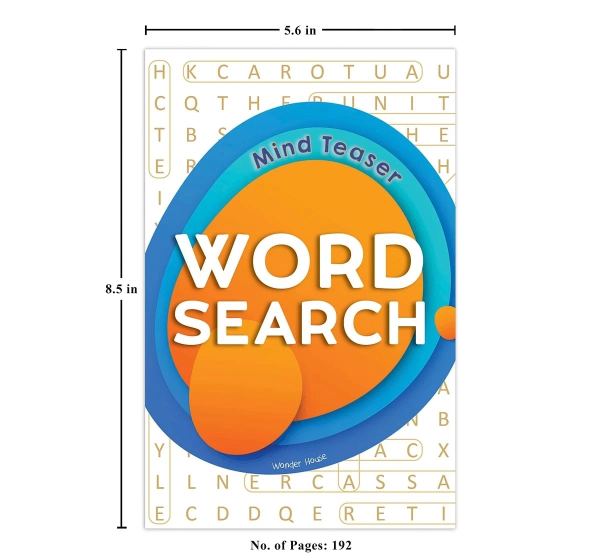 Wonder House Books Word Search Mind Teaser Classic Puzzle Book for kids 0M+, Multicolour
