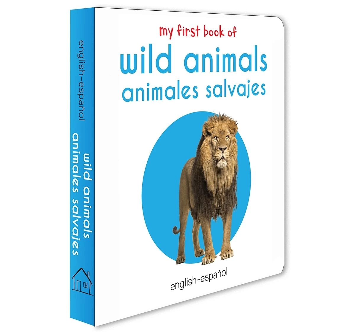 Wonder House Books My First Wild Animals English Spanish Board Book for kids 0M+, Multicolour