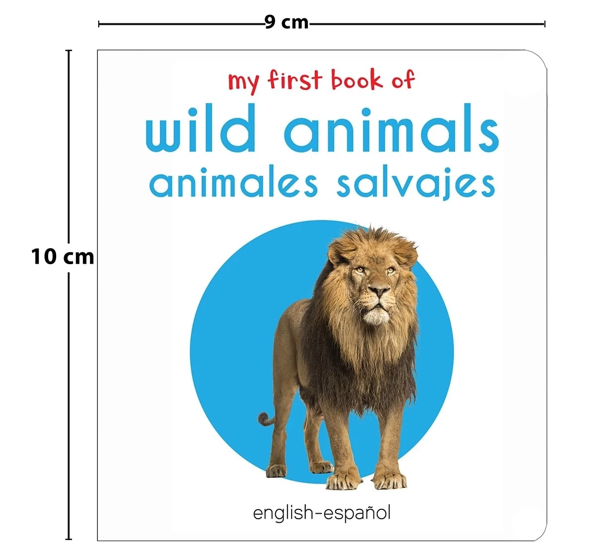 Wonder House Books My First Wild Animals English Spanish Board Book for kids 0M+, Multicolour