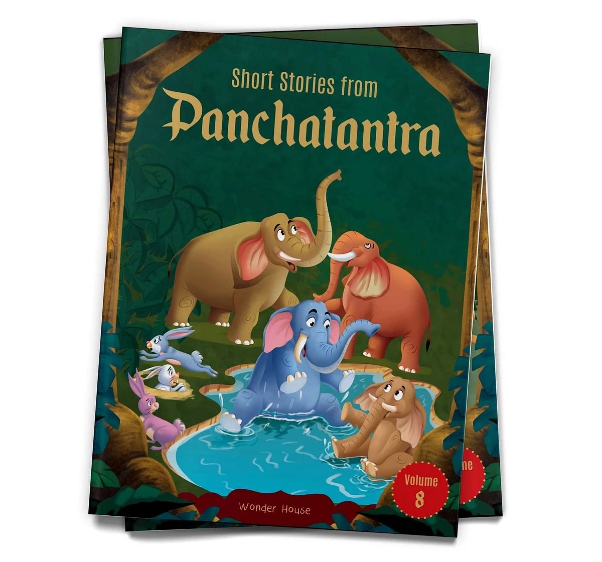 Wonder House Books Short Stories With Morals From Panchatantra Volume 8 Abridged Illustrated for kids 5Y+, Multicolour