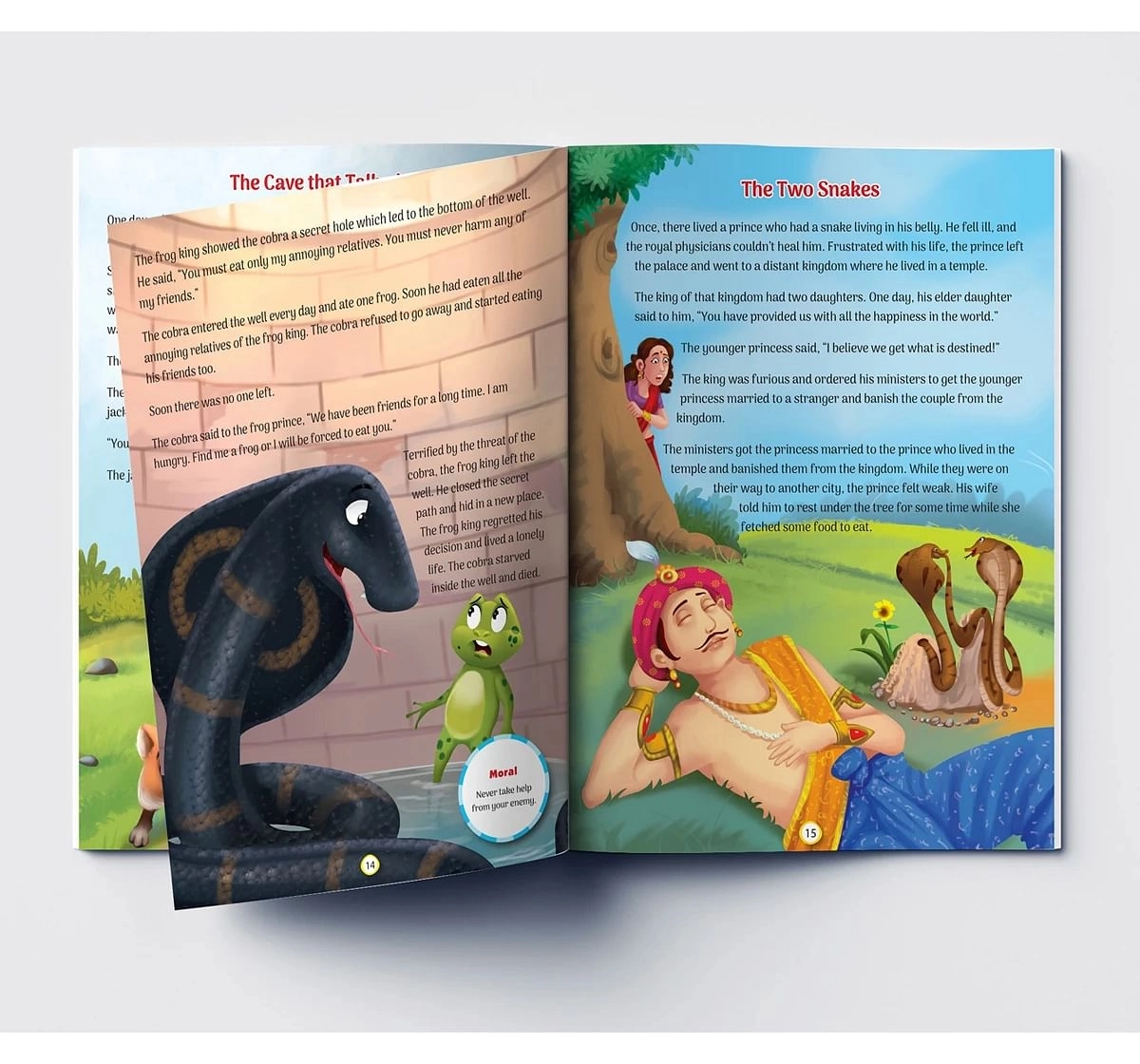 Wonder House Books Short Stories With Morals From Panchatantra Volume 8 Abridged Illustrated for kids 5Y+, Multicolour
