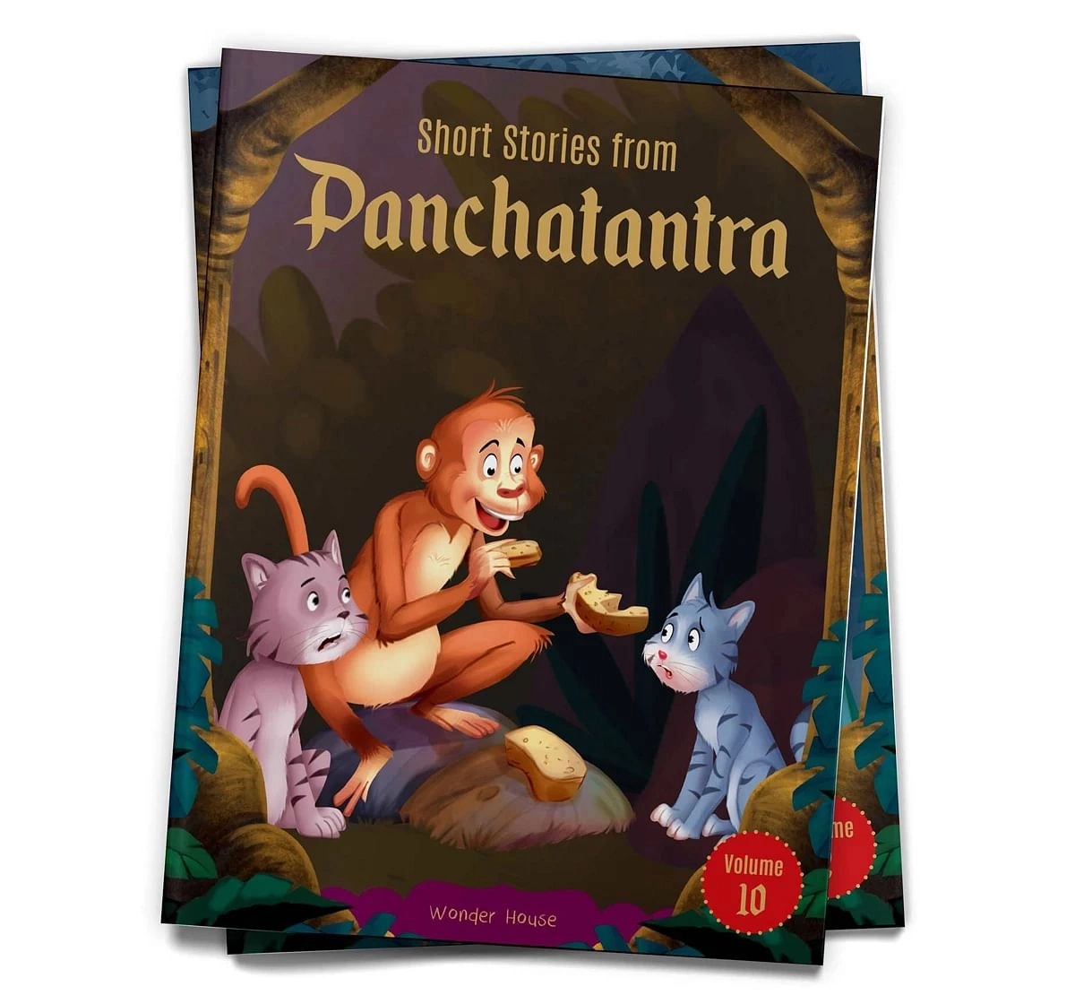 Wonder House Books Short Stories With Morals From Panchatantra Volume 10 Abridged Illustrated for kids 5Y+, Multicolour