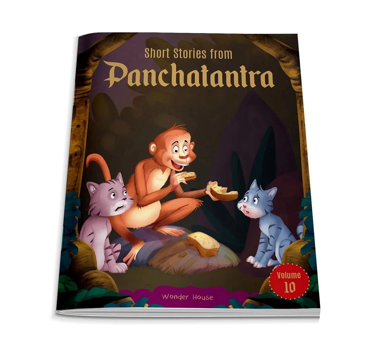 Wonder House Books Short Stories With Morals From Panchatantra Volume 10 Abridged Illustrated for kids 5Y+, Multicolour