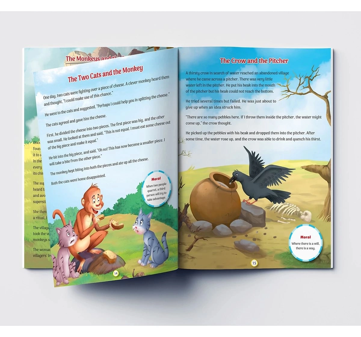 Wonder House Books Short Stories With Morals From Panchatantra Volume 10 Abridged Illustrated for kids 5Y+, Multicolour