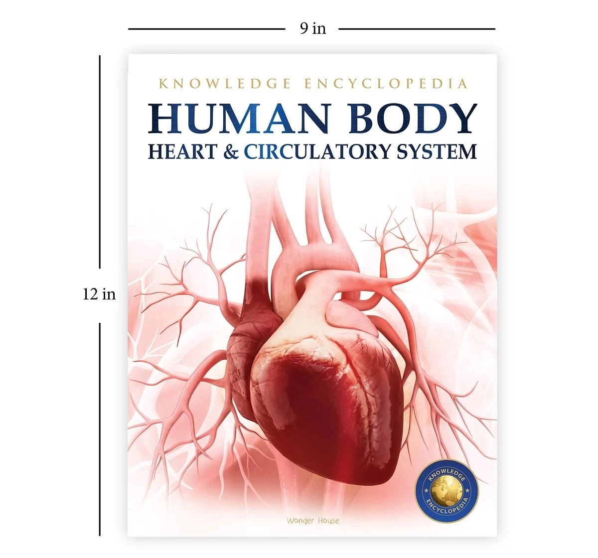 Wonder House Books Human Body Heart and Ciremote Controlulatory System Knowledge Encyclopedia Book for kids 12Y+, Multicolour
