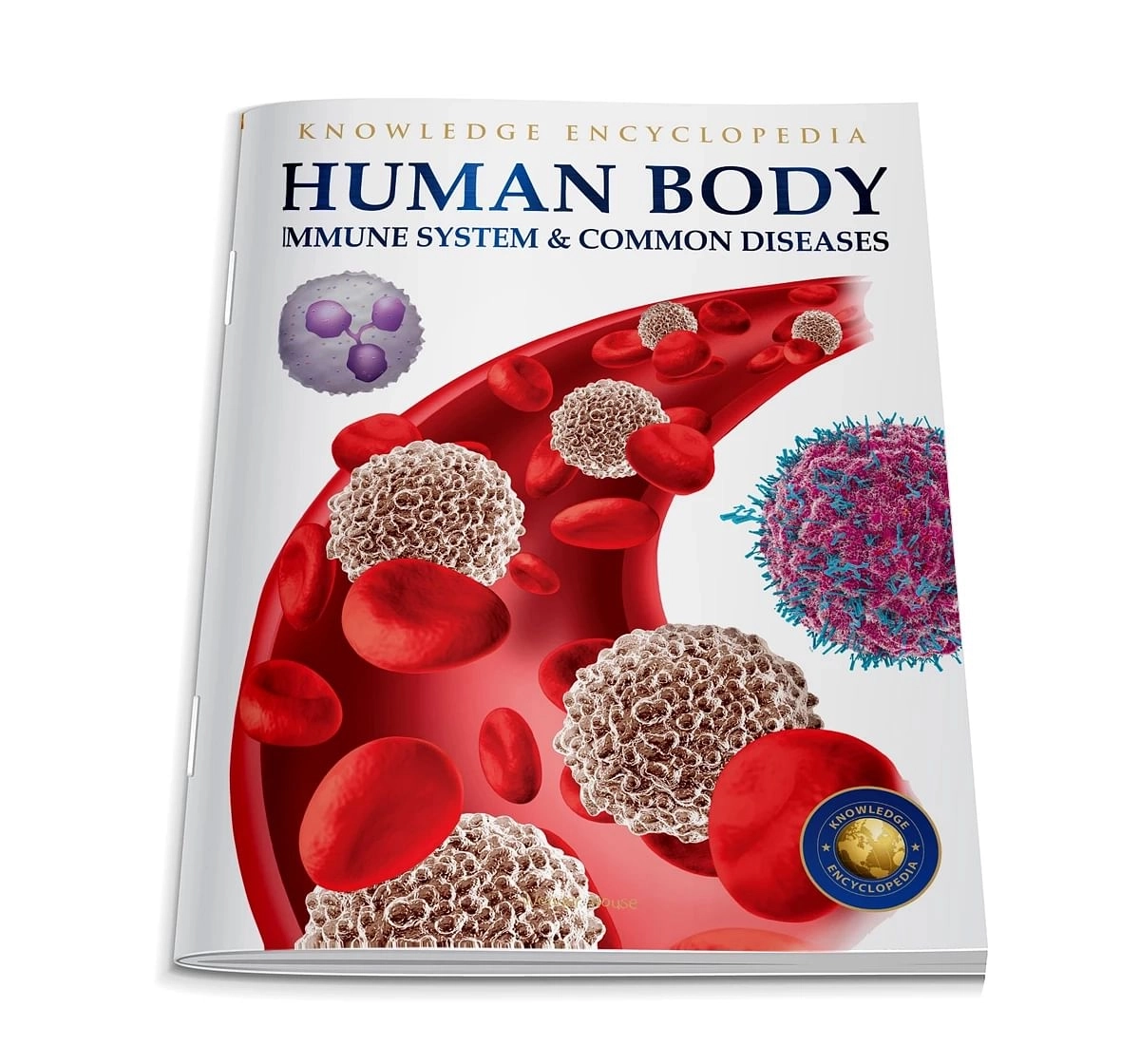 Wonder House Books Human Body Immusystem and Common Diseases Knowledge Encyclopedia Book for kids 12Y+, Multicolour