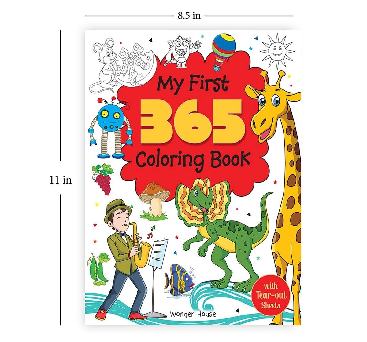 Wonder House Books My First 365 Coloring Book Paperback Multicolor 3Y+