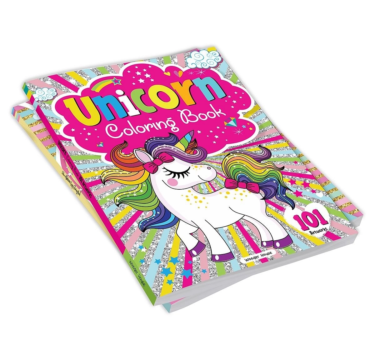 Wonder House Books 101 Unicorn Colouring Book Fun Activity ColouringPaperback Multicolor 3Y+