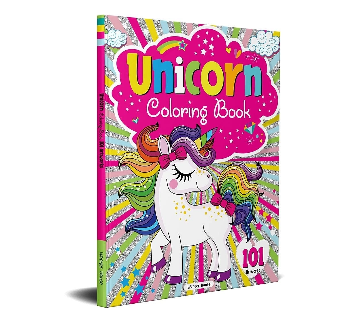 Wonder House Books 101 Unicorn Colouring Book Fun Activity ColouringPaperback Multicolor 3Y+