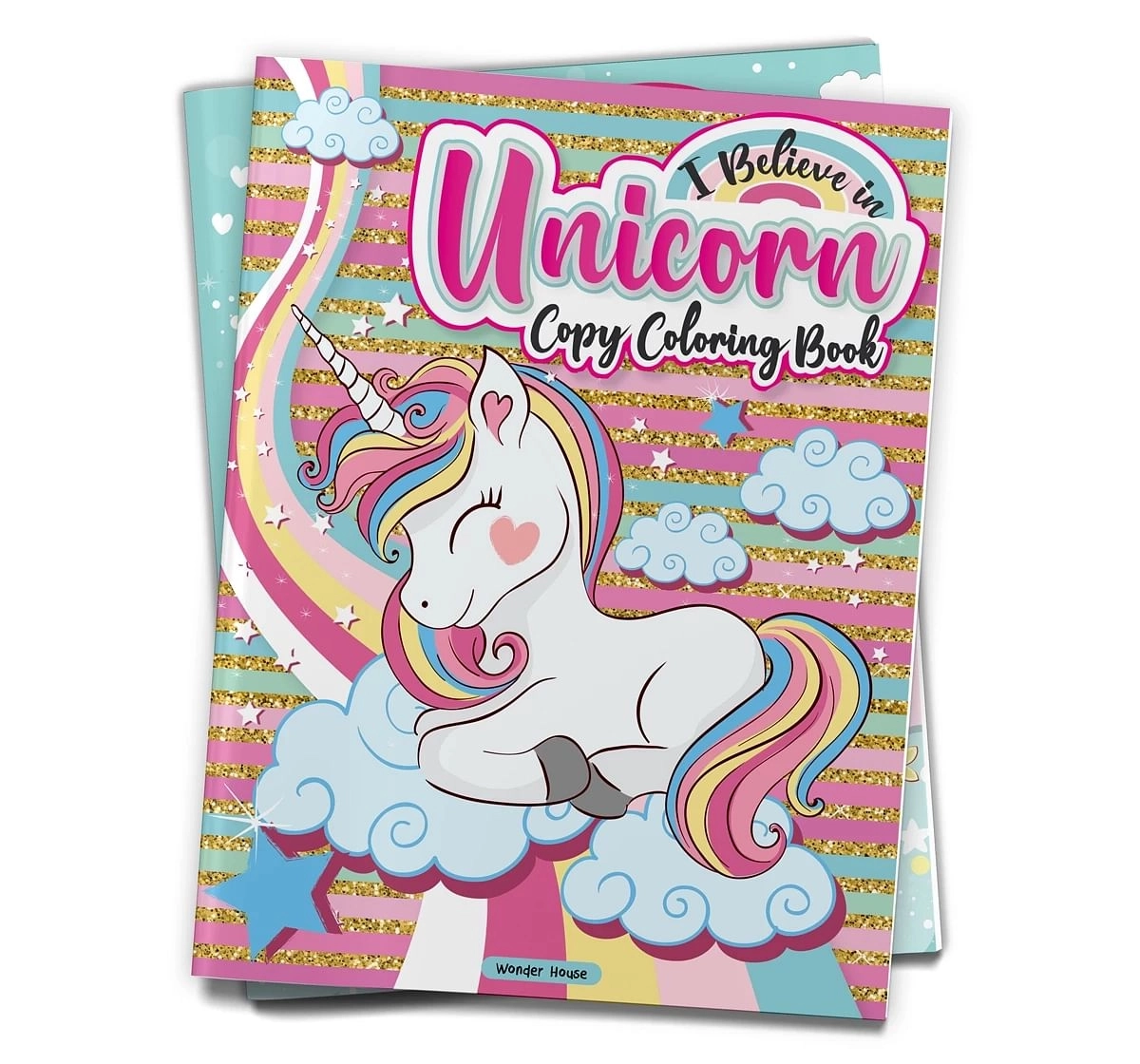 Wonder House Books I Believe In Unicorn Coloring Book for kids 3Y+, Multicolour