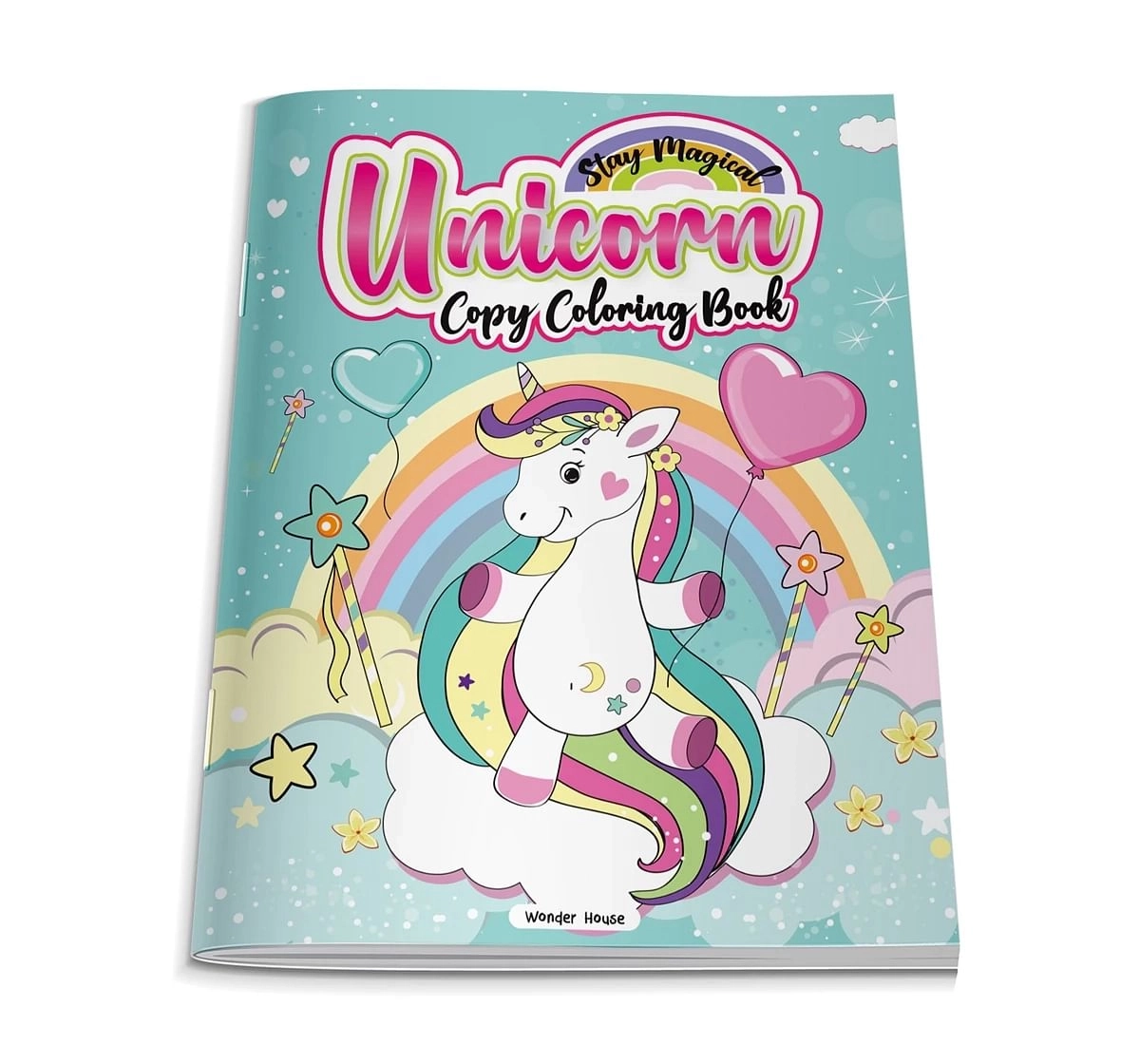 Wonder House Books Stay Magical Unicorn Coloring Book for kids 3Y+, Multicolour