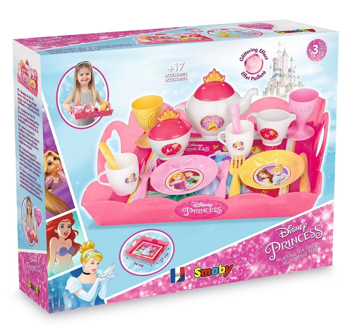 Simba Smoby Disney Princess XL Tea Time Tray Multicolor 3Y+