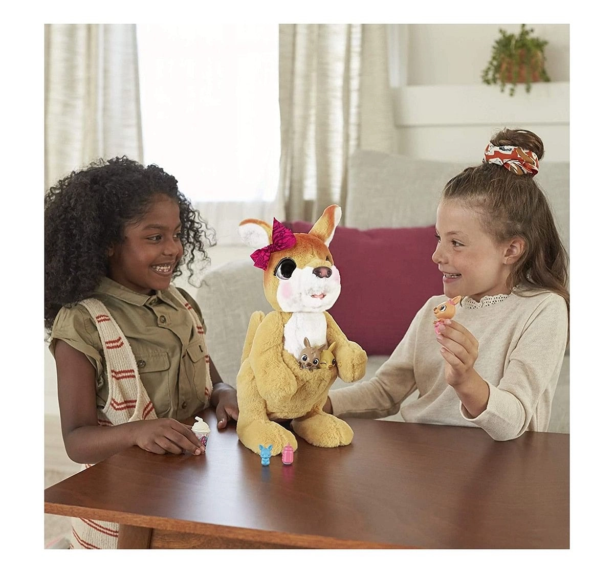 Furreal Friends Mama Josie the Kangaroo Interactive Pet Toy, 70+ Sounds & Reactions, Ages 4 & Up Interactive Soft Toys for age 4Y+ - 38.1 Cm 