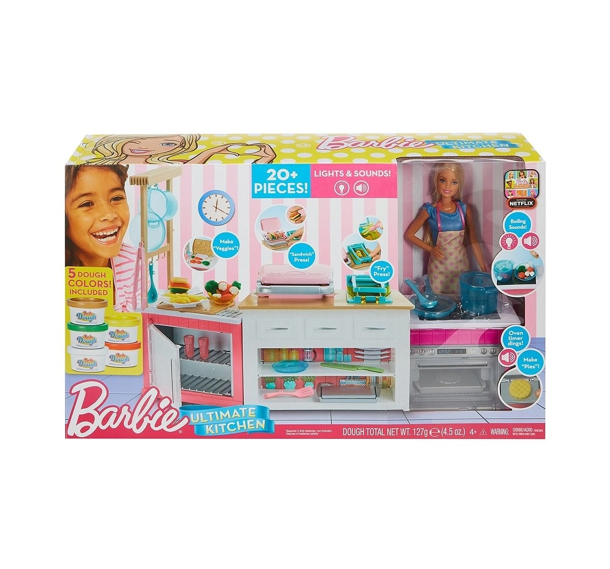 BARBIE ultimate kitchen baking, Dolls & Accessories for age 3Y+ 