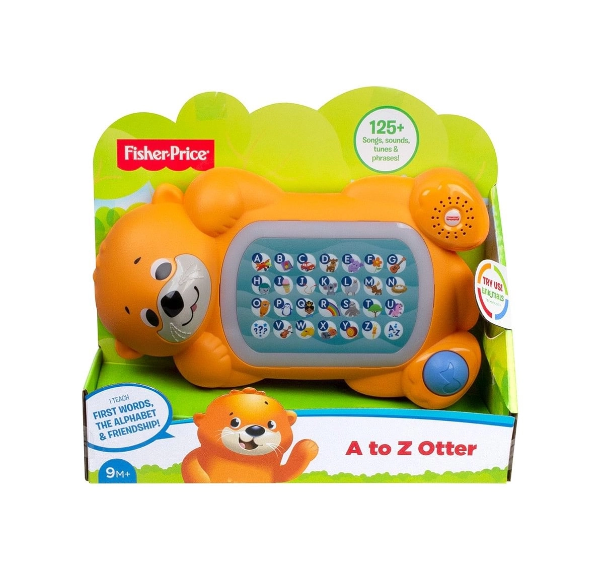 Fisher-Price Linkimals A To Z Otter, Learning Toys for Kids age 9M+ 