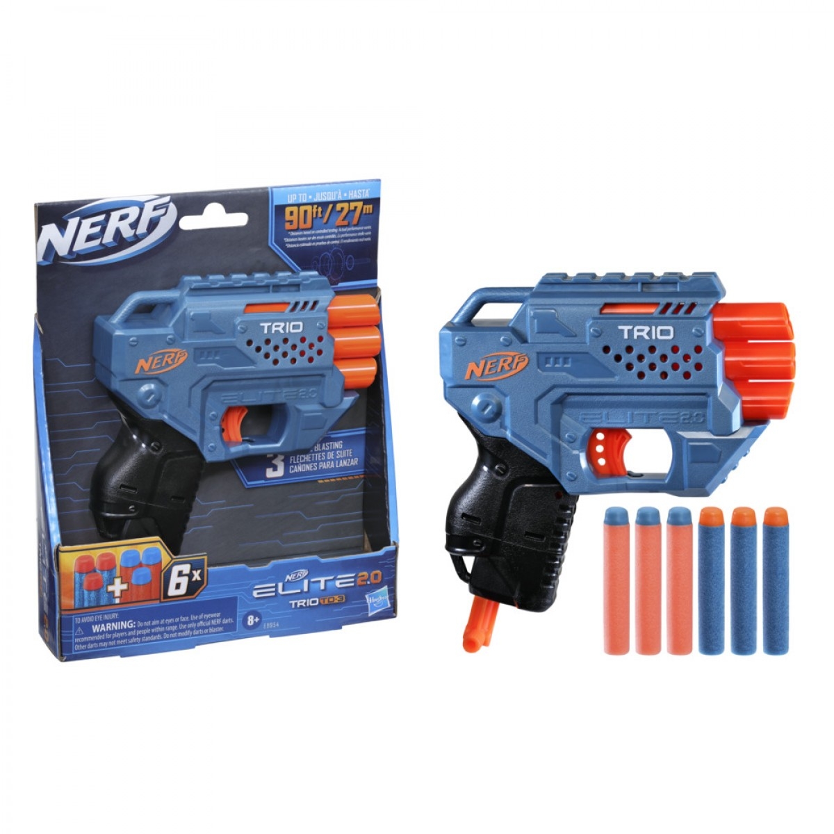 NERF Elite 2.0 Tactical Blaster - 3pk