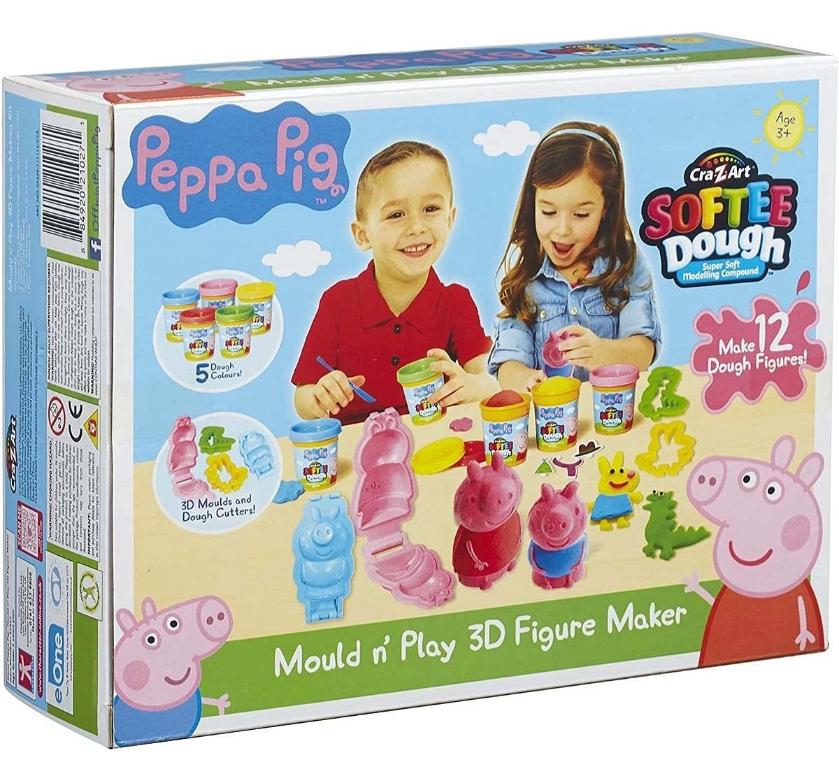 Peppa Pig Softee Dough Small Figure Kit Clay & Dough for Kids Age 3Y+