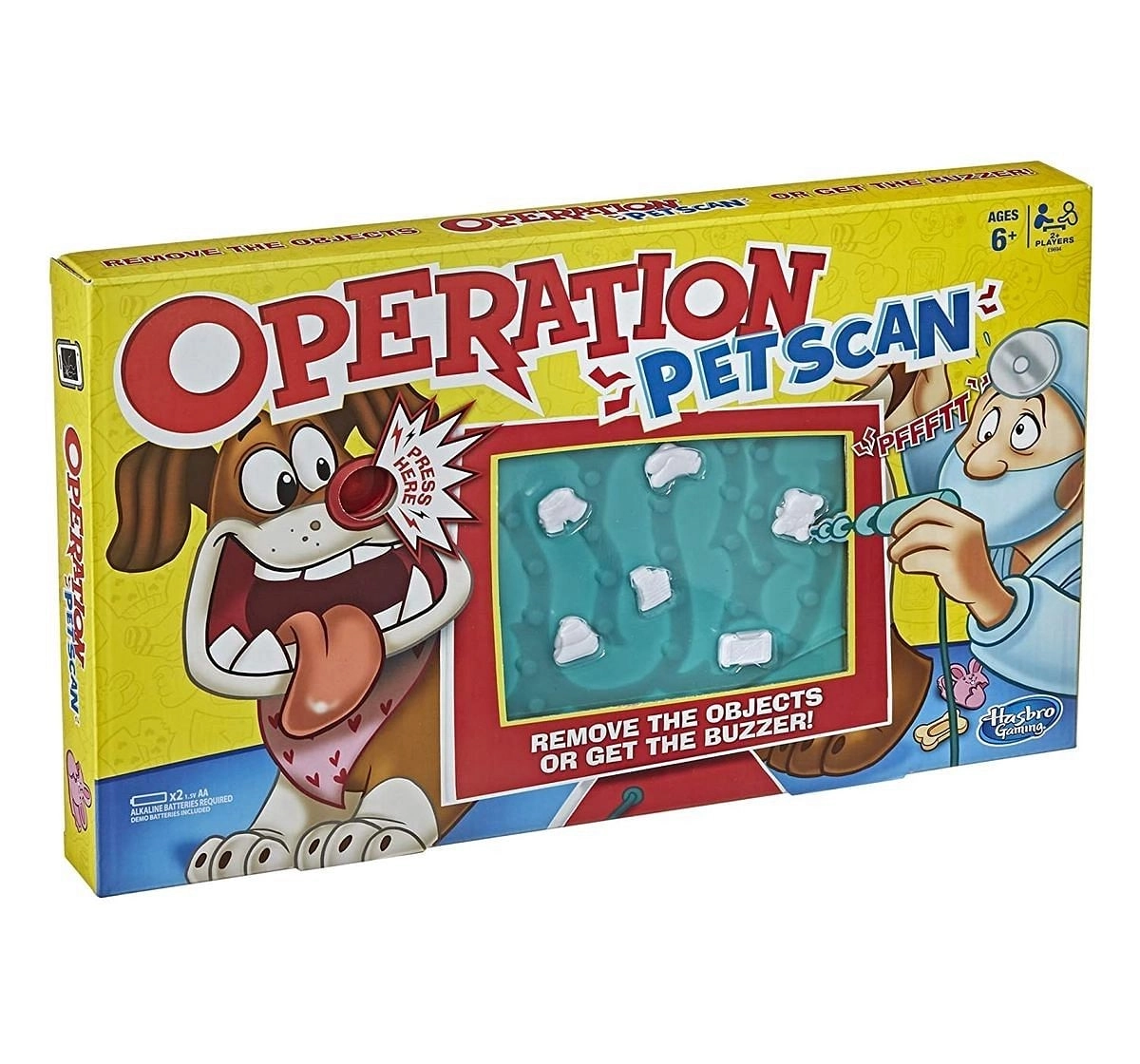 Hasbro Gaming Operation Pet Scan Board Game for Kids age 6Y+ 