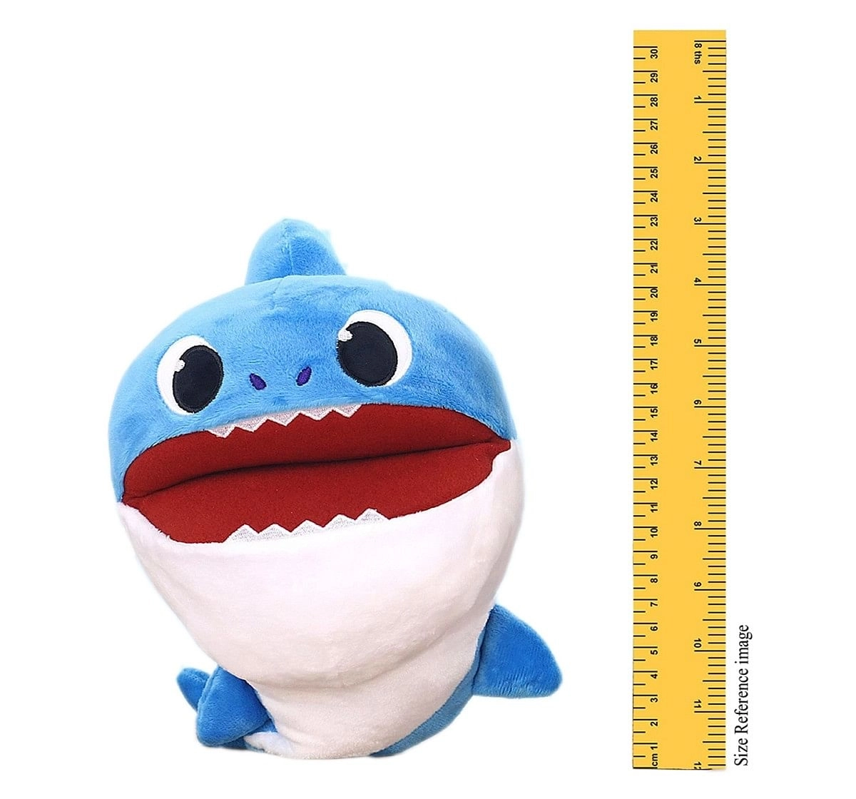 Baby Shark Daddy Shark Puppet 27 Cm, 0M+ (Blue)