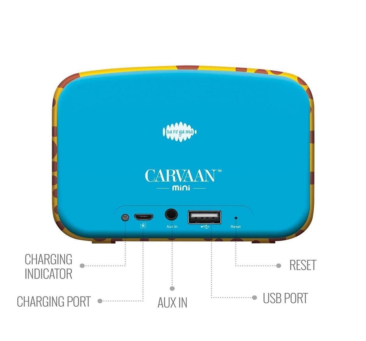 SAREGAMA Carvaan Mini 2.0 Kids Electronics Accessories for Kids, 1Y+ 