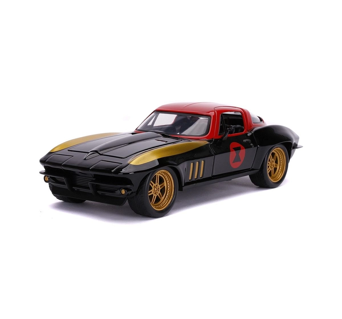 Jada Marvel Black Widow 1966 Chevy 1:24 Vehicles for Kids age 8Y+ 