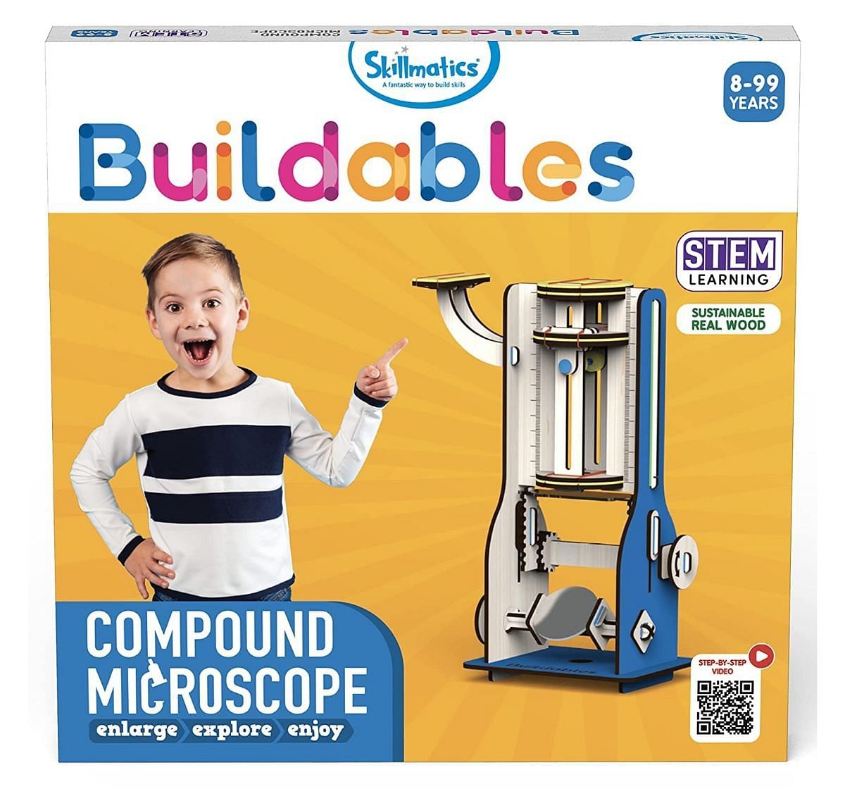 Skillmatics Buildables Compound Microscope Build & Learn Multicolor 3Y+