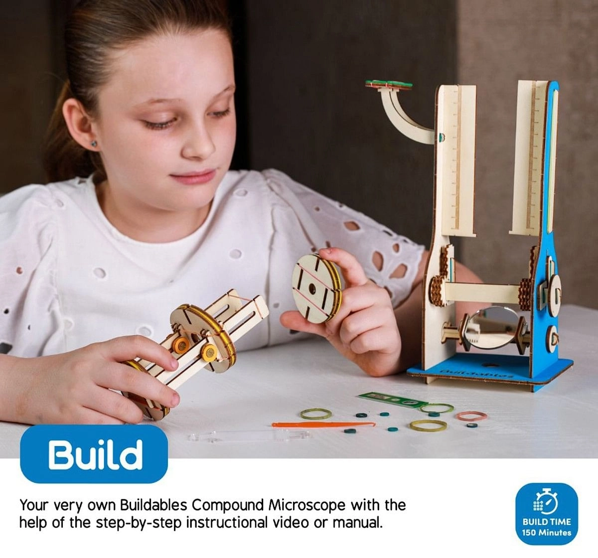 Skillmatics Buildables Compound Microscope Build & Learn Multicolor 3Y+