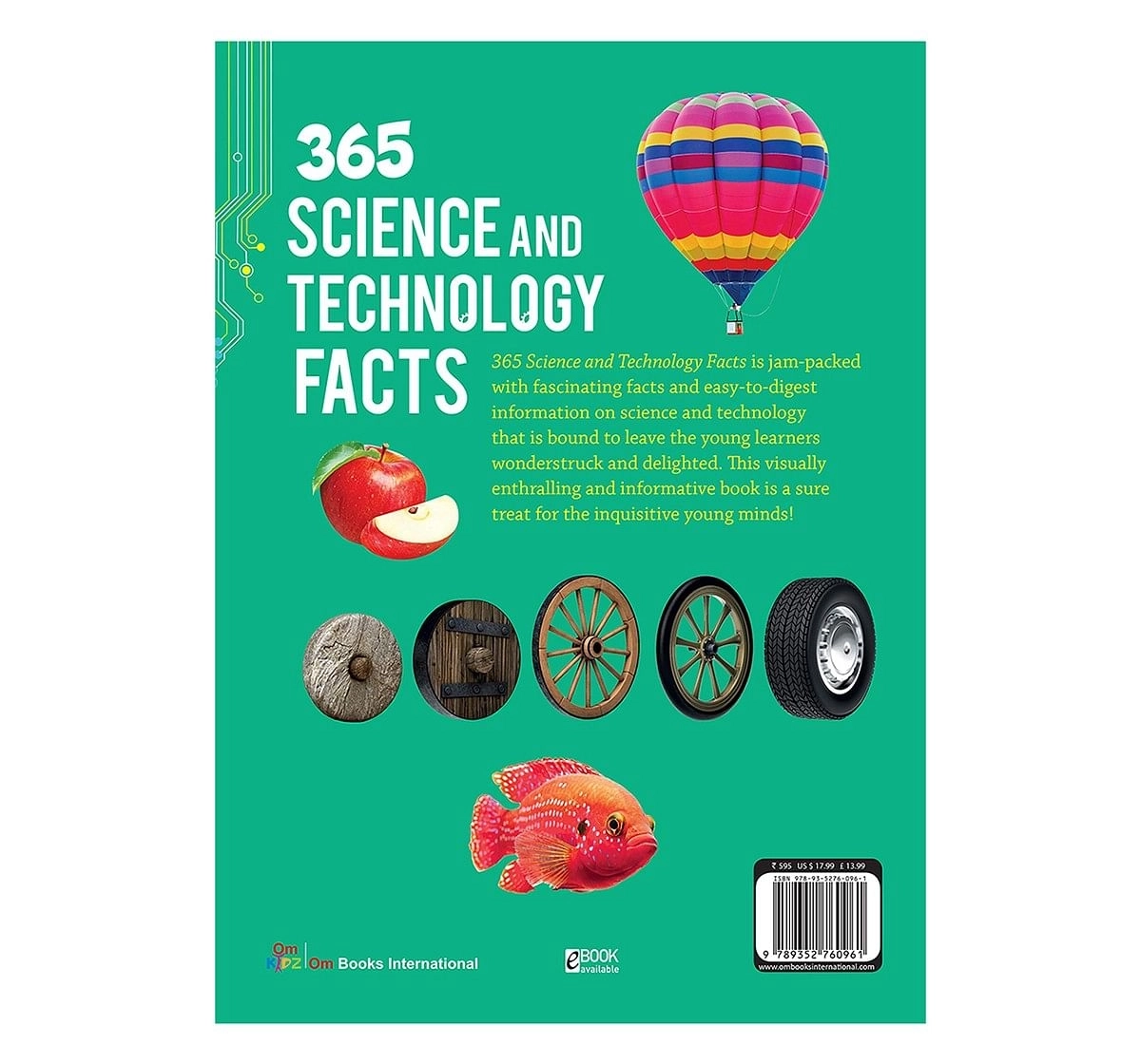 Om Kidz: 365 Science and Technology Facts, 236 Pages, Hardcover