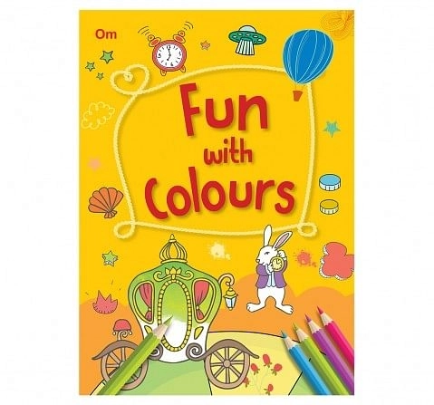 Colouring Book For Kids: Fun With Colours, 256 Pages Of Fun, 256 Pages Book By Om Books Editorial Team, Paperback