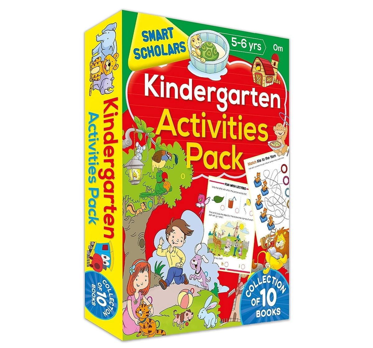 By　Pack　Book　320　Team,　Smart　Scholars,　Of　Kindergarten　Collection　Om　Books　Activities　Paperback　Pages　Editorial