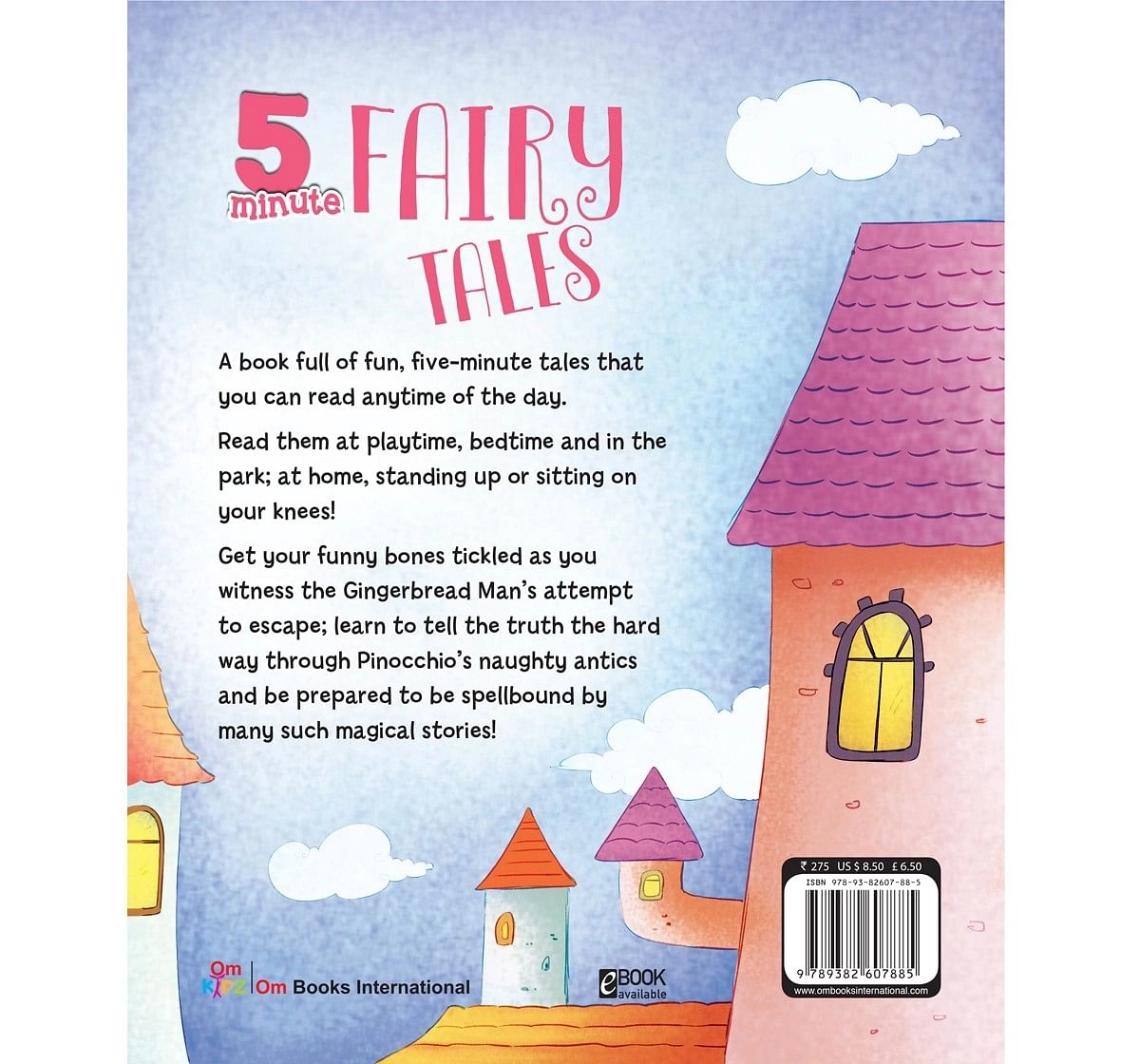 Om Kids 5 Minutes Fairy Tales Large Print Multicolour 6Y+