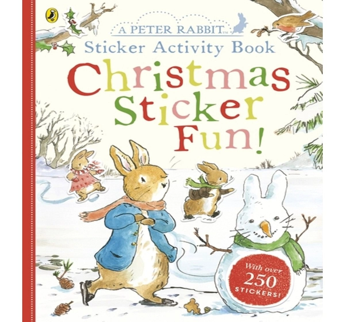 Peter Rabbit Christmas Fun Sticker Activ, 24 Pages Book by Beatrix Potter, Paperback