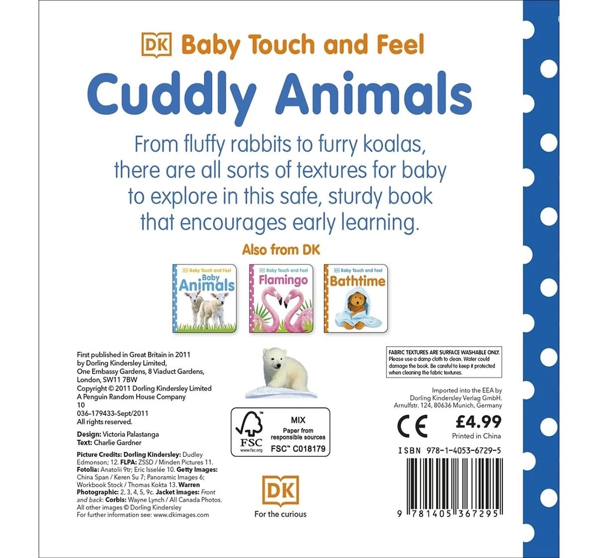 Baby Touch & Feel : Cuddly Animals, 904 Pages Book by DK Children, Paperback