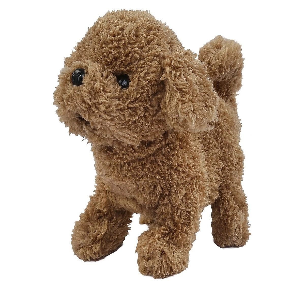 Hamleys Movers & Shakers Baby Cairn Terrier Plush Soft Dog Toy (Brown), 3Y+