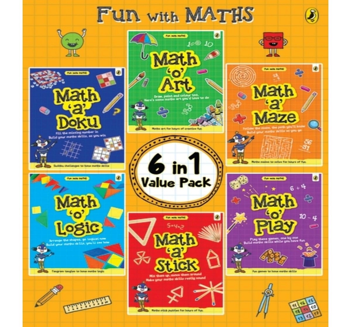 Fun with Maths Box (Belly Band), 12 Pages Book by Mehta, Sonia, Paperback