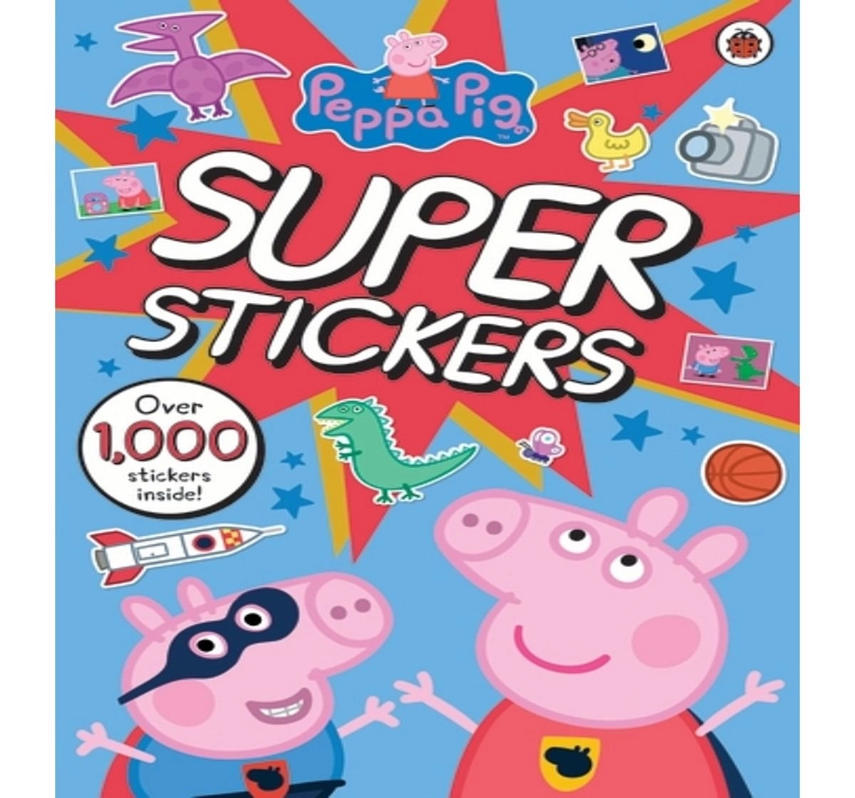 Peppa Pig Super Stickers Activity Book, 64 Pages Book by Ladybird, Paperback