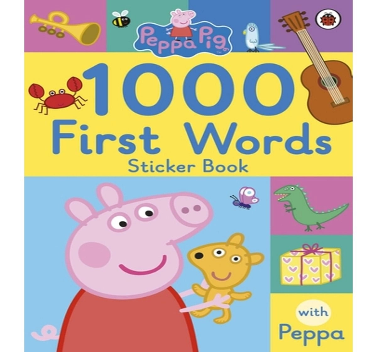 Peppa Pig : 1000 First Words Sticker Boo, 64 Pages Book by Ladybird, Paperback
