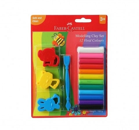 Faber-Castell  model clay 150g 12 blister, 3Y+