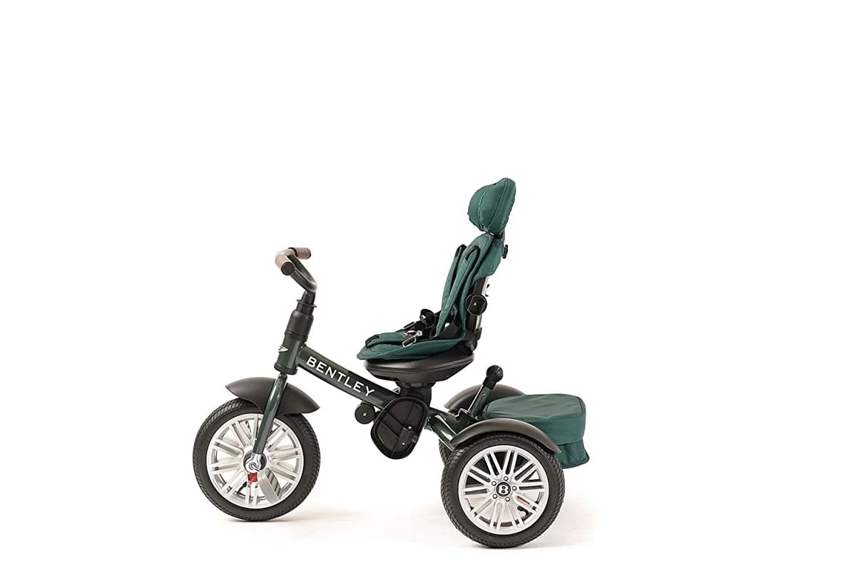 Bentley 6 In 1 Stroller/Trike/Tricycle, With Push Handle & Adjustable Canopy, Green